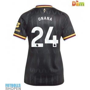 Billiga Aston Villa Amadou Onana #24 Bortatröja Dam 2026-27 Kortärmad